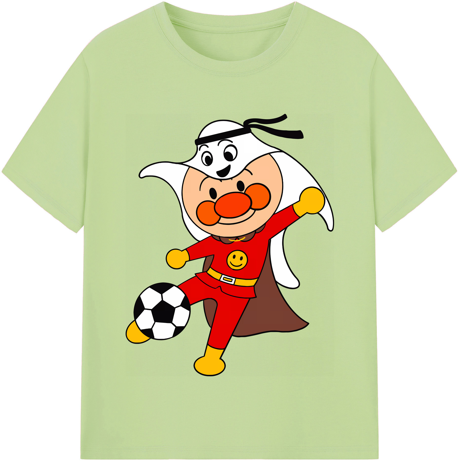 （画像用） アンパンマン Anpanman 綿100％半袖Tシャツ（フロントプリント）